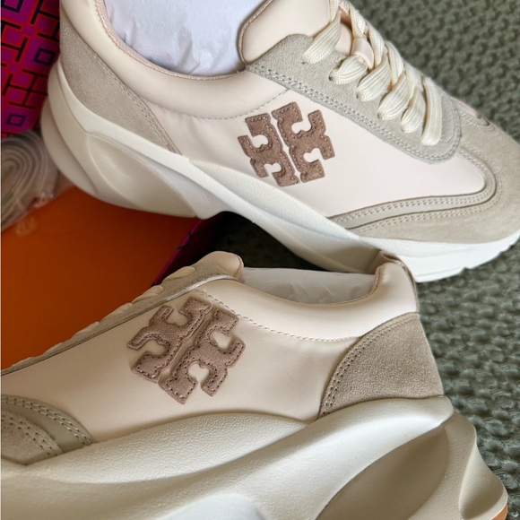 Tory Burch Women's Good Luck Trainer Sneakers - Picture 2 of 7
